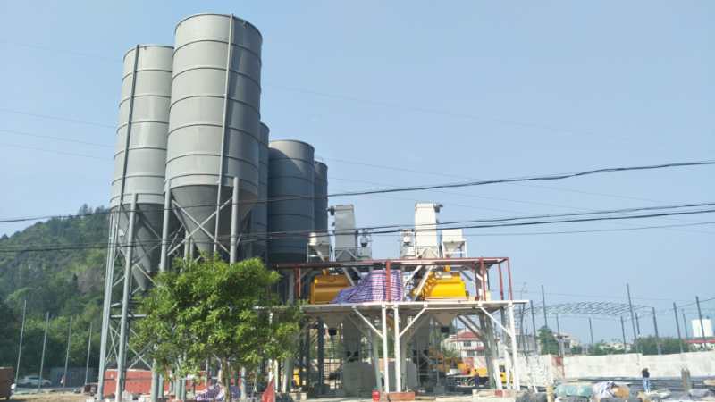 溫州混凝土攪拌站設備安裝現場 混凝土攪拌站,混凝土攪拌站設備,山東拌合站